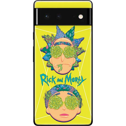 Adult Swim Rick and Morty Rick and Morty Portal Eyes Google Pixel 6 Skin